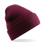 burgundy bc045 beanie hat