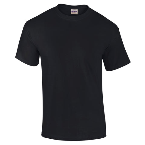 black t-shirt front