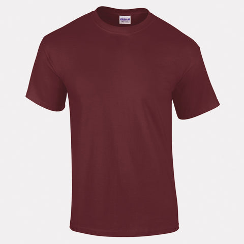 maroon t-shirt front